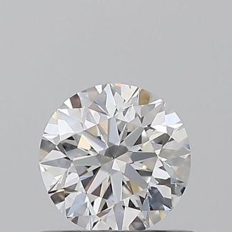 0.5 Carat Round F SI1 EX VG GIA Natural Diamond