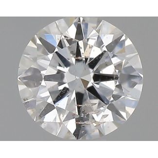 0.4 Carat Round F SI2 EX GIA Natural Diamond