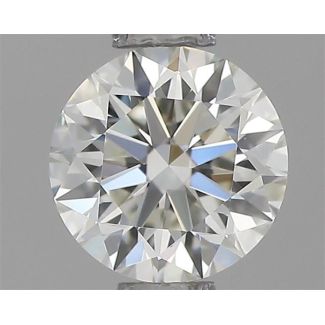 0.50 Carat Round H VVS2 VG EX IGI Natural Diamond