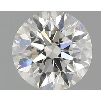 0.6 Carat Round H VS1 EX GIA Natural Diamond