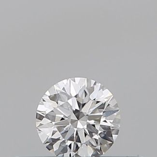 0.18 Carat Round D SI1 EX VG GIA Natural Diamond