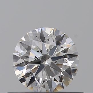 0.4 Carat Round G VVS2 EX GIA Natural Diamond