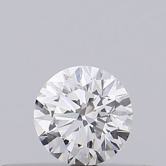 0.18 Carat Round F VS1 EX GIA Natural Diamond