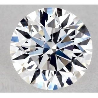 0.4 Carat Round D VVS2 EX VG GIA Natural Diamond