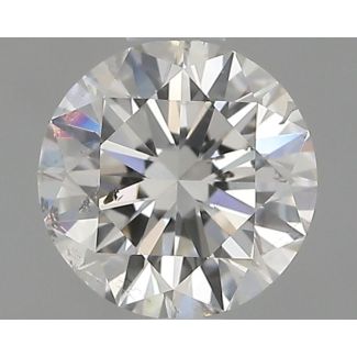 0.6 Carat Round G SI2 EX GIA Natural Diamond