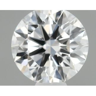 0.3 Carat Round F VVS2 EX GIA Natural Diamond