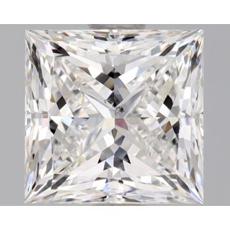 1.51 Carat Princess E SI1 - EX GIA Natural Diamond