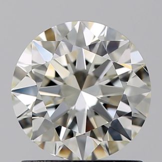 1.00 Carat Round K VS2 EX VG GIA Natural Diamond