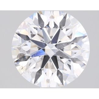 1.5 Carat Round D SI2 EX GIA Natural Diamond