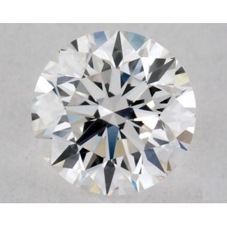 0.32 Carat Round F VVS2 EX VG GIA Natural Diamond