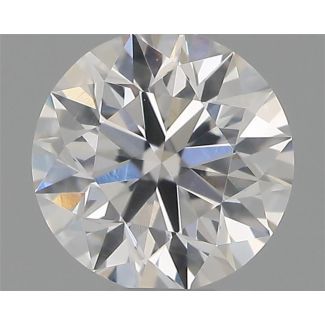 0.40 Carat Round E VS2 EX VG GIA Natural Diamond