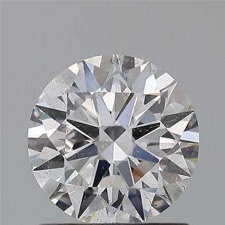 0.95 Carat Round D SI2 EX GIA Natural Diamond