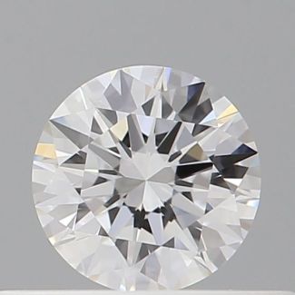 0.35 Carat Round D VVS1 EX GIA Natural Diamond