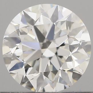 0.70 Carat Round F VS2 VG EX GIA Natural Diamond