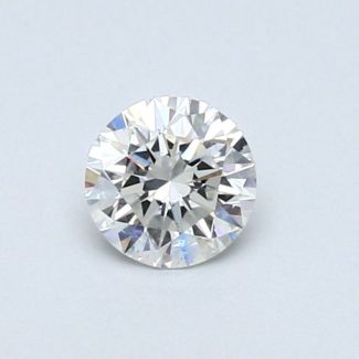 0.38 Carat Round F SI1 VG EX GIA Natural Diamond