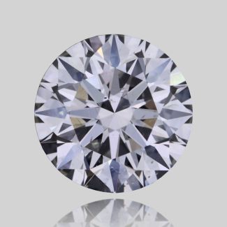 0.72 Carat Round H SI1 EX GIA Natural Diamond