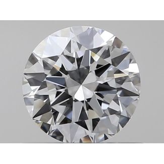 0.5 Carat Round H VS1 EX GIA Natural Diamond