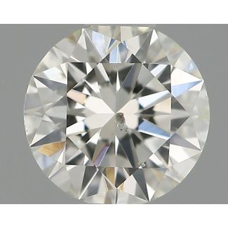 0.4 Carat Round G SI1 EX IGI Natural Diamond