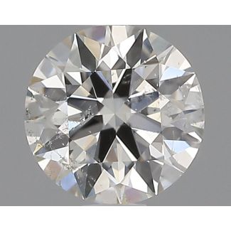 0.54 Carat Round G SI2 EX GIA Natural Diamond