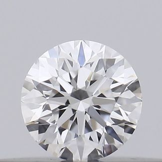 0.15 Carat Round E VVS1 EX GIA Natural Diamond