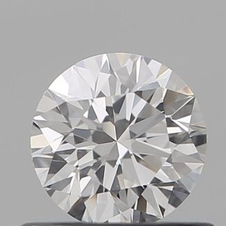 0.53 Carat Round E VS2 EX GIA Natural Diamond