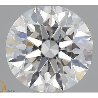 0.7 Carat Round F VS1 EX GIA Natural Diamond