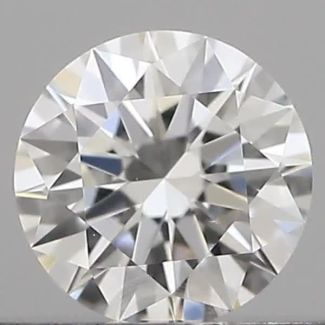 0.27 Carat Round E VVS2 EX GIA Natural Diamond