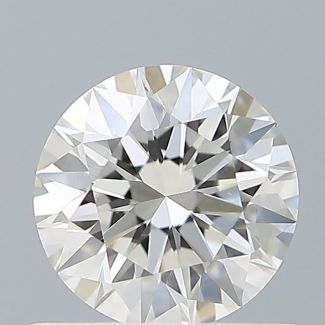 0.55 Carat Round G VVS2 EX GIA Natural Diamond