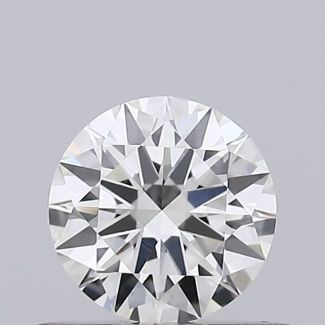 0.43 Carat Round I IF EX GIA Natural Diamond