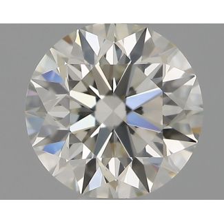 0.51 Carat Round H VS1 EX IGI Natural Diamond