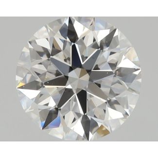 0.82 Carat Round F SI1 EX GIA Natural Diamond