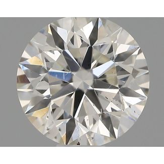 0.5 Carat Round G SI1 EX IGI Natural Diamond