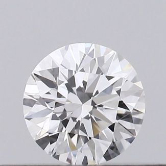 0.22 Carat Round D VS1 EX GIA Natural Diamond