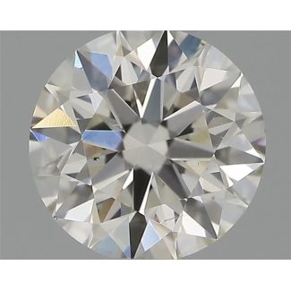 0.42 Carat Round H SI1 EX IGI Natural Diamond