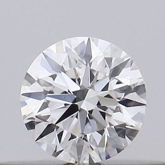 0.18 Carat Round D SI1 EX VG GIA Natural Diamond