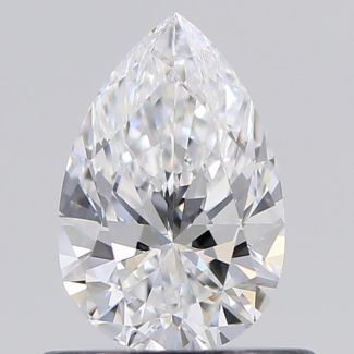 0.53 Carat Pear D IF - EX VG GIA Natural Diamond