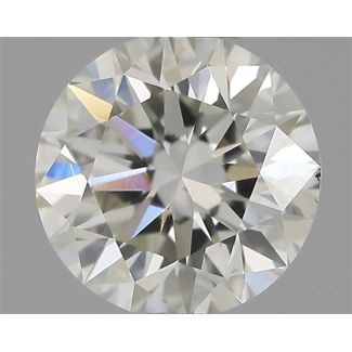 0.43 Carat Round H VS1 EX IGI Natural Diamond