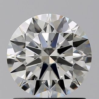 0.92 Carat Round I VS1 EX GIA Natural Diamond