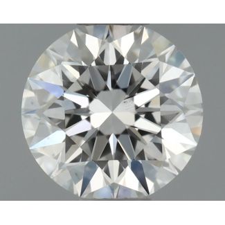 0.52 Carat Round F VS2 EX GIA Natural Diamond