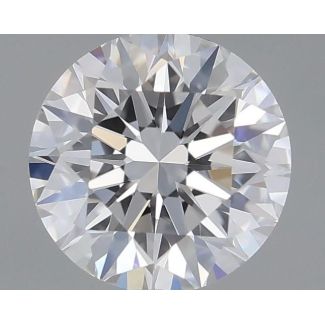 0.45 Carat Round D VVS1 EX GIA Natural Diamond