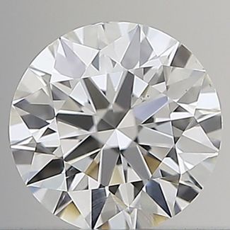 0.40 Carat Round G VS1 EX VG GIA Natural Diamond