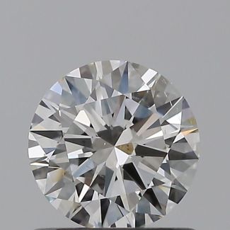 0.7 Carat Round H SI1 EX VG GIA Natural Diamond