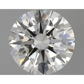 0.5 Carat Round H VS2 EX GIA Natural Diamond