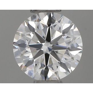 0.51 Carat Round E VVS1 EX GIA Natural Diamond