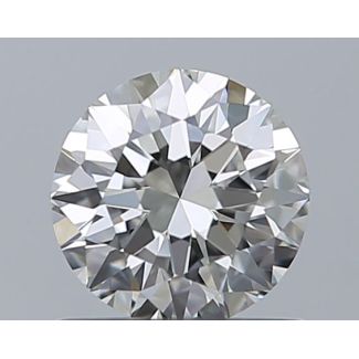 0.71 Carat Round H VVS2 EX GD GIA Natural Diamond