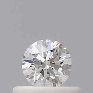 0.30 Carat Round F VVS2 VG EX GIA Natural Diamond