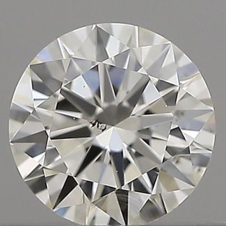 0.4 Carat Round G SI1 EX IGI Natural Diamond