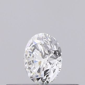 0.23 Carat Round F SI1 VG EX GIA Natural Diamond