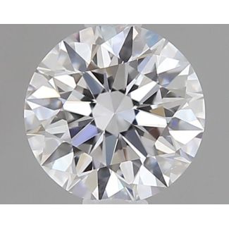 0.51 Carat Round D SI2 EX GIA Natural Diamond