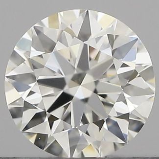 0.40 Carat Round H VVS1 EX IGI Natural Diamond